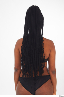 Dina Moses afro braids black african long hair high ponytail…